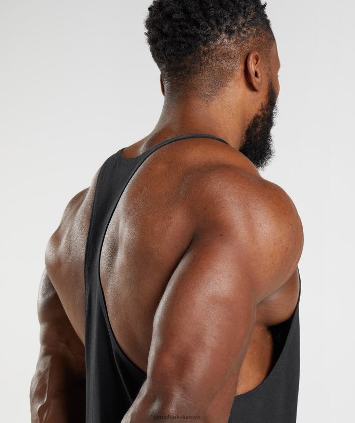 eski kiriş erkeklerGymshark siyah 02H0481008