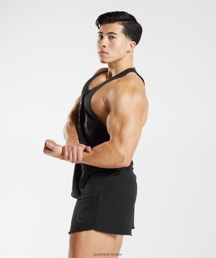 eski kiriş erkeklerGymshark siyah 02H0481019