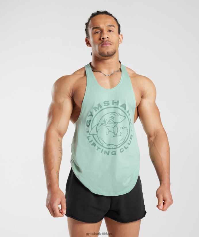 eski kiriş erkeklerGymshark su yeşili 02H0481011