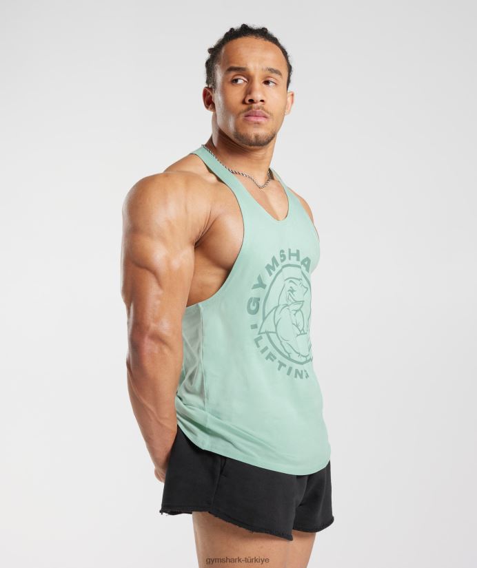 eski kiriş erkeklerGymshark su yeşili 02H0481011