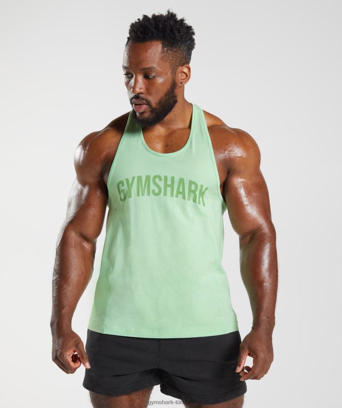 güç kirişi erkeklerGymshark aloe yeşili 02H0481004
