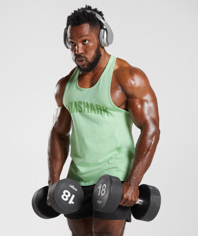 güç kirişi erkeklerGymshark aloe yeşili 02H0481004