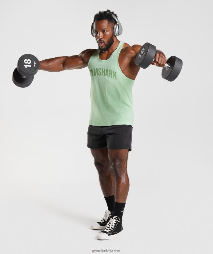 güç kirişi erkeklerGymshark aloe yeşili 02H0481004