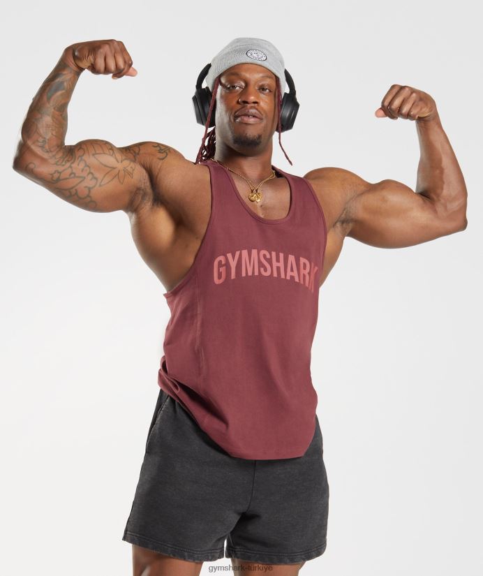 güç kirişi erkeklerGymshark kiraz kahverengi 02H0481003