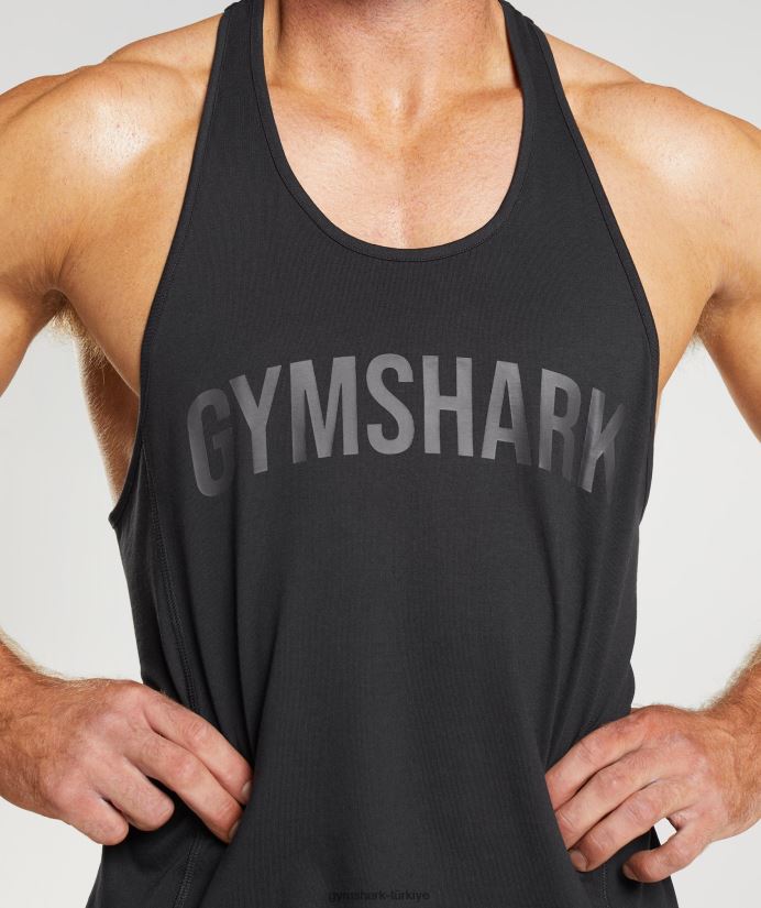 güç kirişi erkeklerGymshark siyah 02H048987