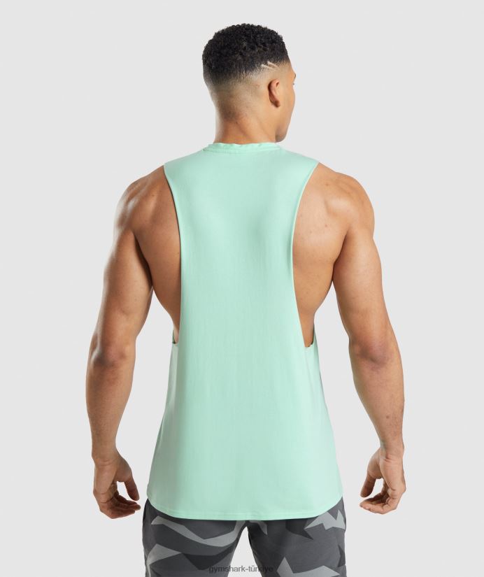 kritik düşme kollu tank erkeklerGymshark turbo mavisi 02H048941