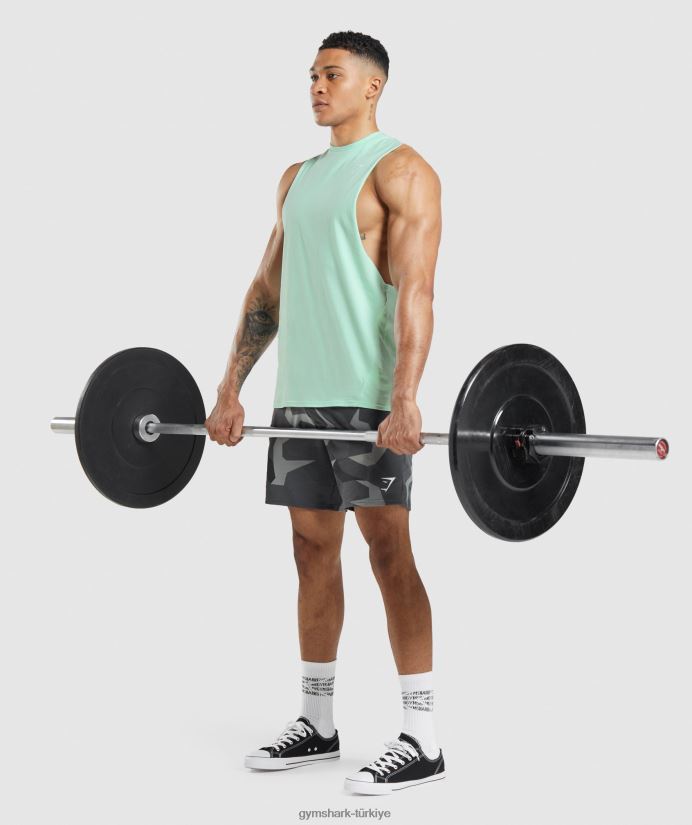 kritik düşme kollu tank erkeklerGymshark turbo mavisi 02H048941
