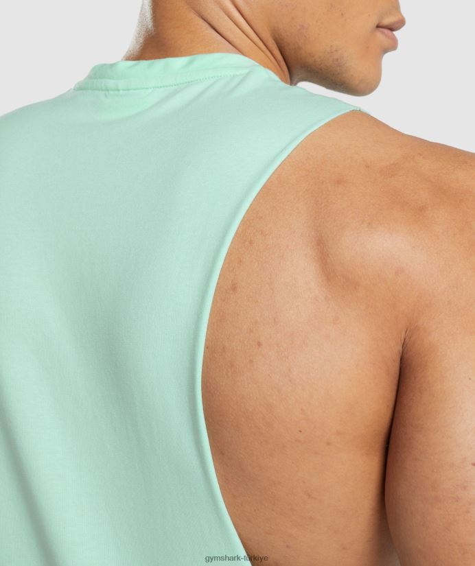 kritik düşme kollu tank erkeklerGymshark turbo mavisi 02H048941