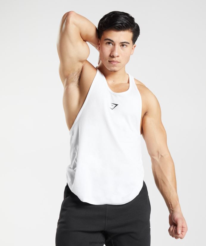 kritik kiriş erkeklerGymshark beyaz 02H048997
