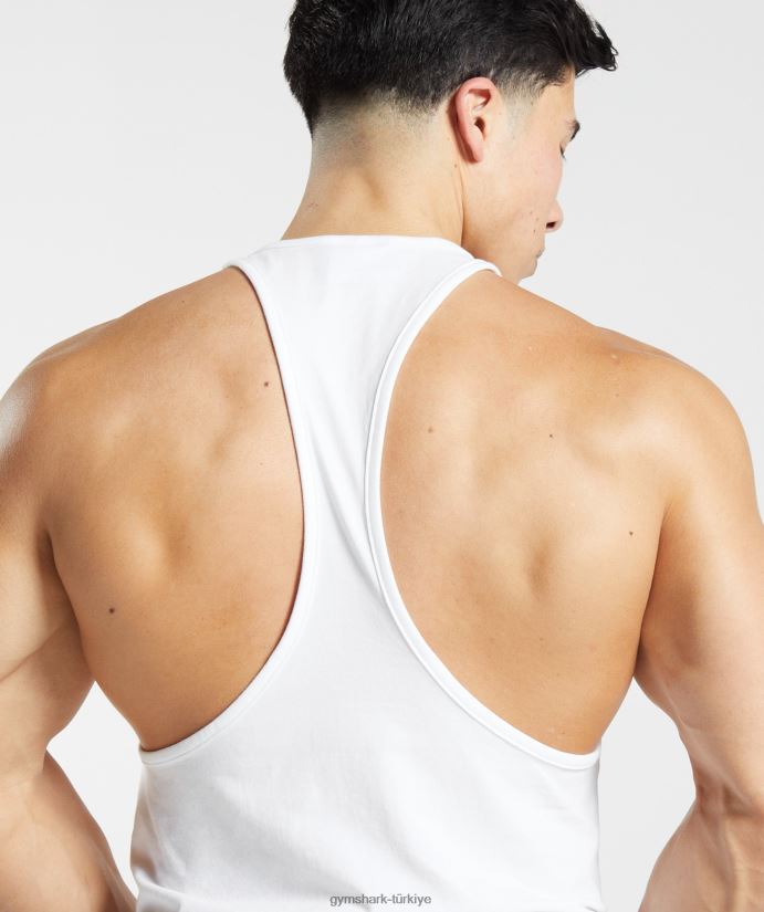 kritik kiriş erkeklerGymshark beyaz 02H048997