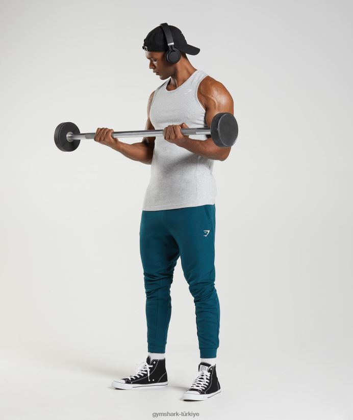 reaksiyon tankı erkeklerGymshark açık gri çekirdekli marn 02H048904