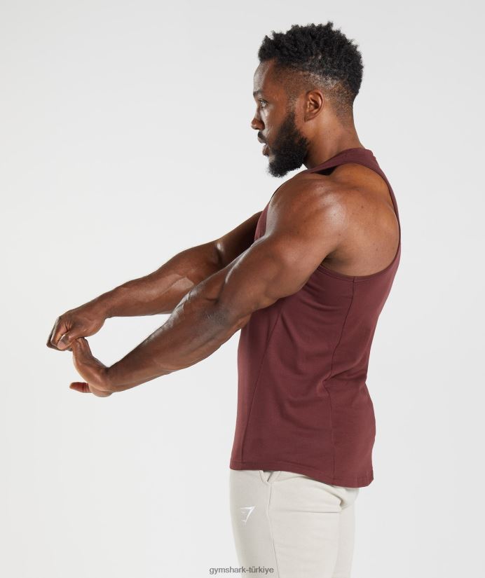 reaksiyon tankı erkeklerGymshark pişmiş bordo 02H048916