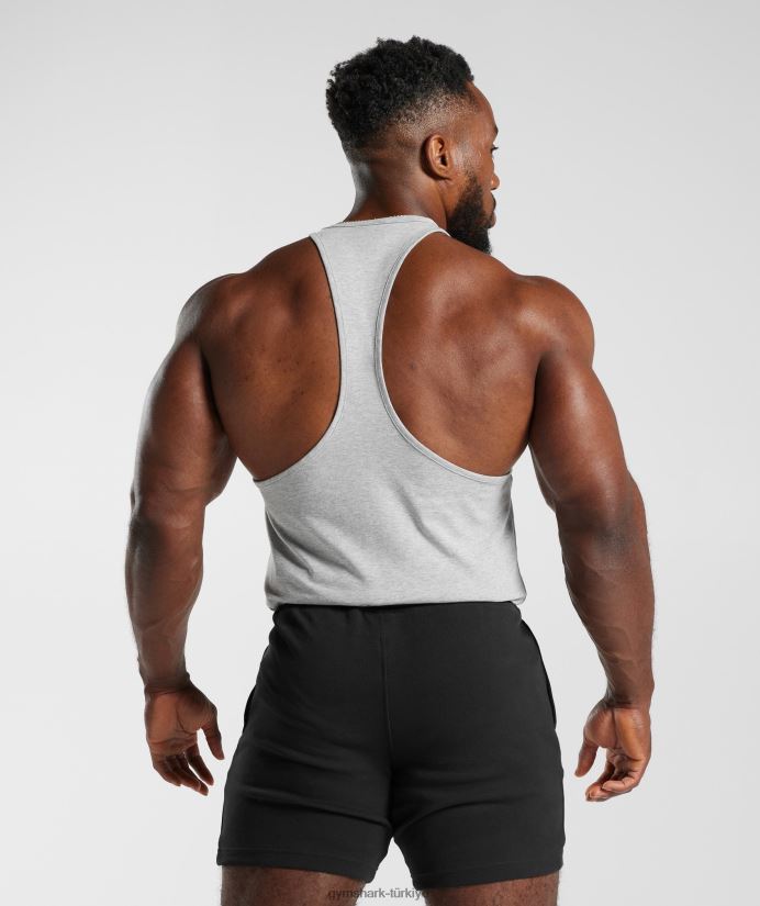 retrodalga kirişi erkeklerGymshark açık gri çekirdekli marn 02H048989