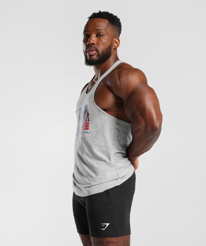 retrodalga kirişi erkeklerGymshark açık gri çekirdekli marn 02H048989