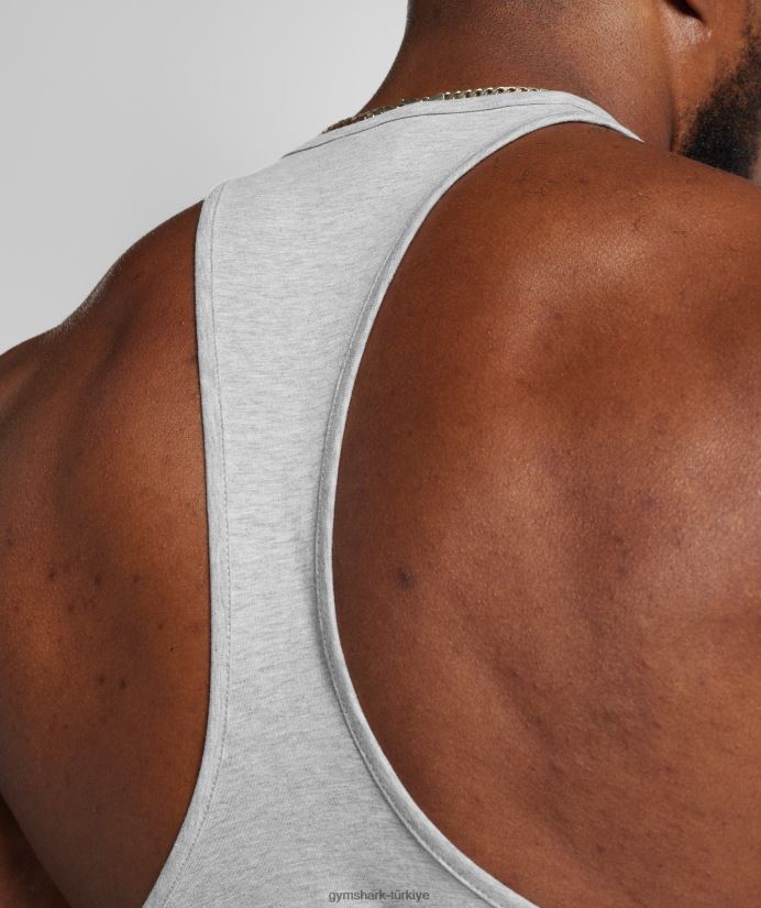 retrodalga kirişi erkeklerGymshark açık gri çekirdekli marn 02H048989