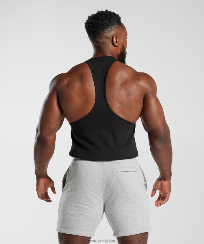 retrodalga kirişi erkeklerGymshark siyah 02H048991