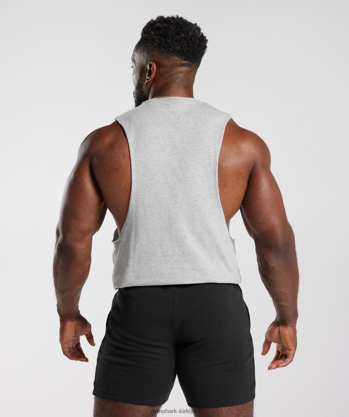 retrowave damla kollu tank erkeklerGymshark açık gri çekirdekli marn 02H048886