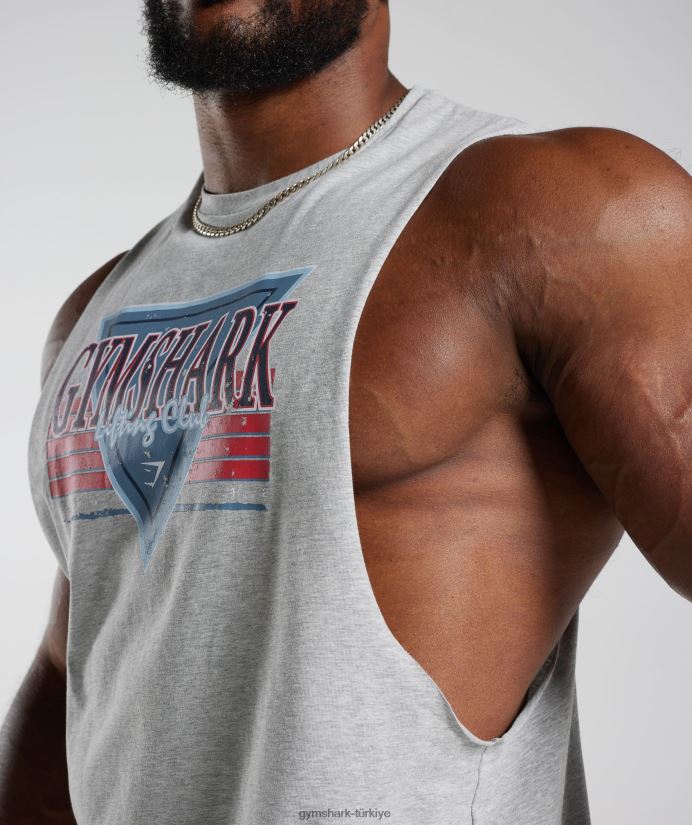 retrowave damla kollu tank erkeklerGymshark açık gri çekirdekli marn 02H048886