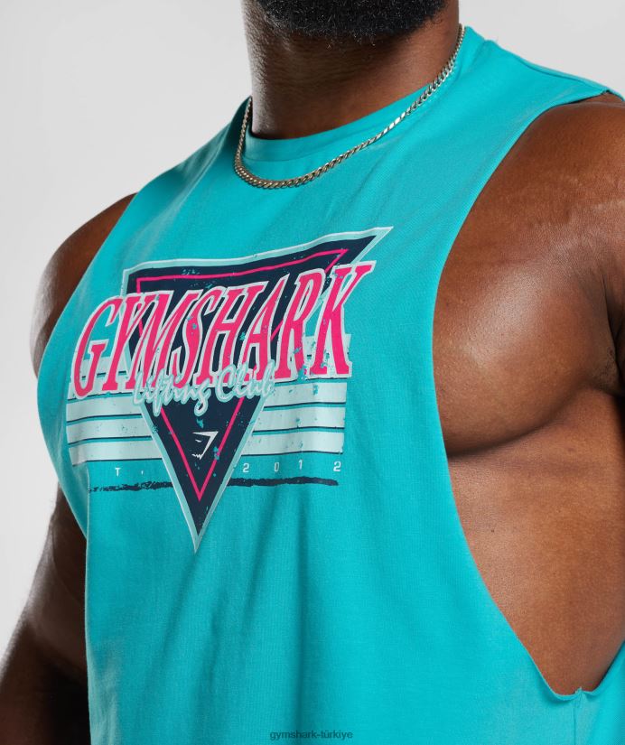 retrowave damla kollu tank erkeklerGymshark ege mavisi 02H048893