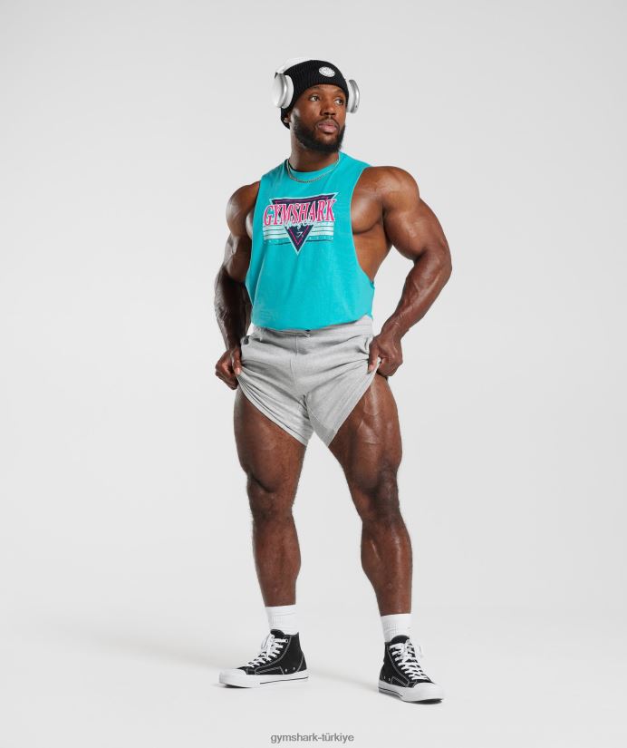retrowave damla kollu tank erkeklerGymshark ege mavisi 02H048893