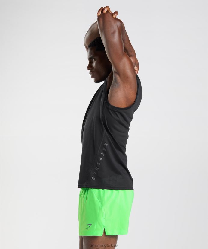 spor tankı erkeklerGymshark siyah/siyah kırçıllı 02H048925
