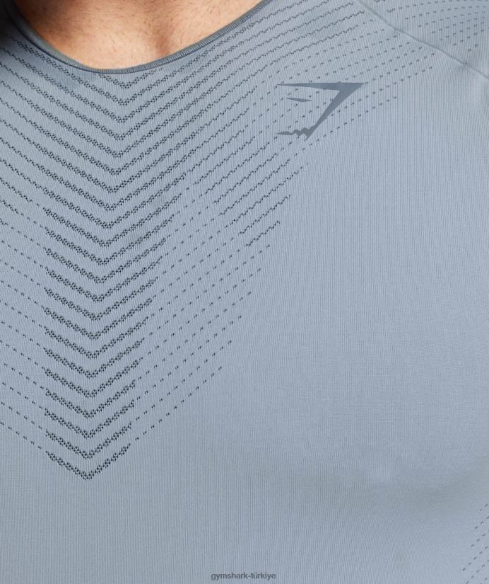 tepe tankı erkeklerGymshark drift grisi/akşam mavisi 02H048971
