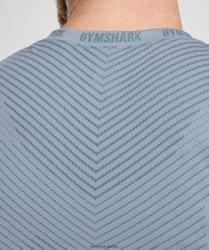 tepe tankı erkeklerGymshark drift grisi/akşam mavisi 02H048971