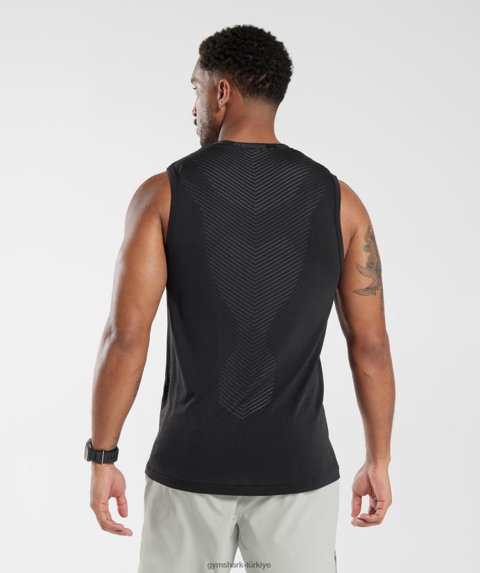 tepe tankı erkeklerGymshark siyah/siluet grisi 02H048972