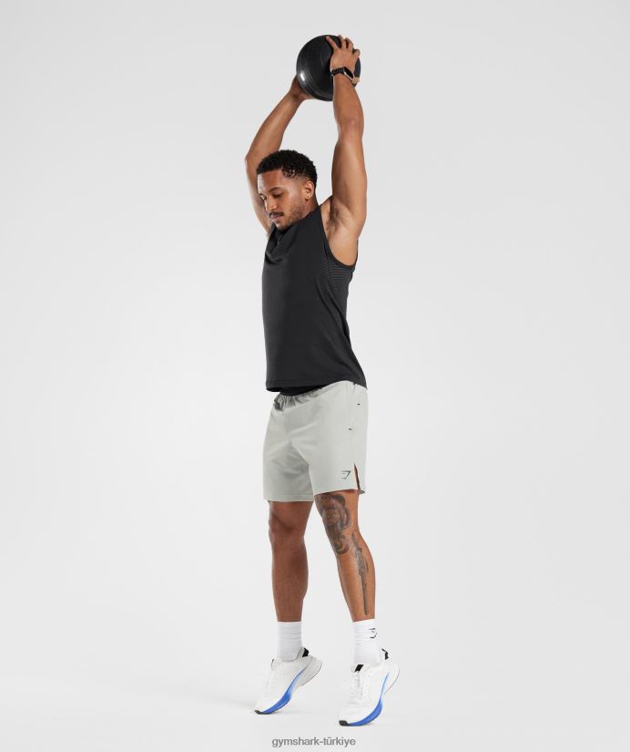 tepe tankı erkeklerGymshark siyah/siluet grisi 02H048972