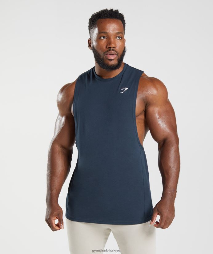 tepki düşürme kolu tankı erkeklerGymshark Donanma 02H048889