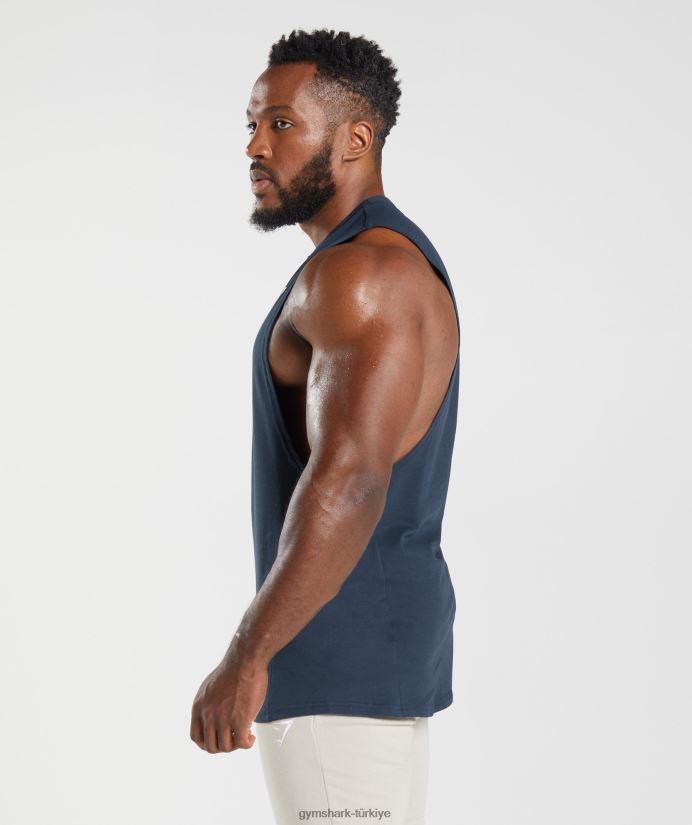 tepki düşürme kolu tankı erkeklerGymshark Donanma 02H048889