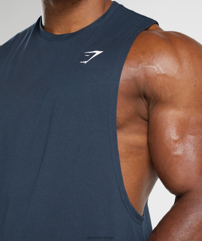 tepki düşürme kolu tankı erkeklerGymshark Donanma 02H048889