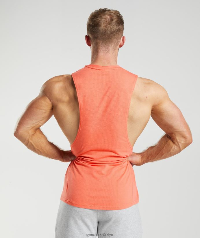 tepki düşürme kolu tankı erkeklerGymshark havacılık turuncu 02H048954