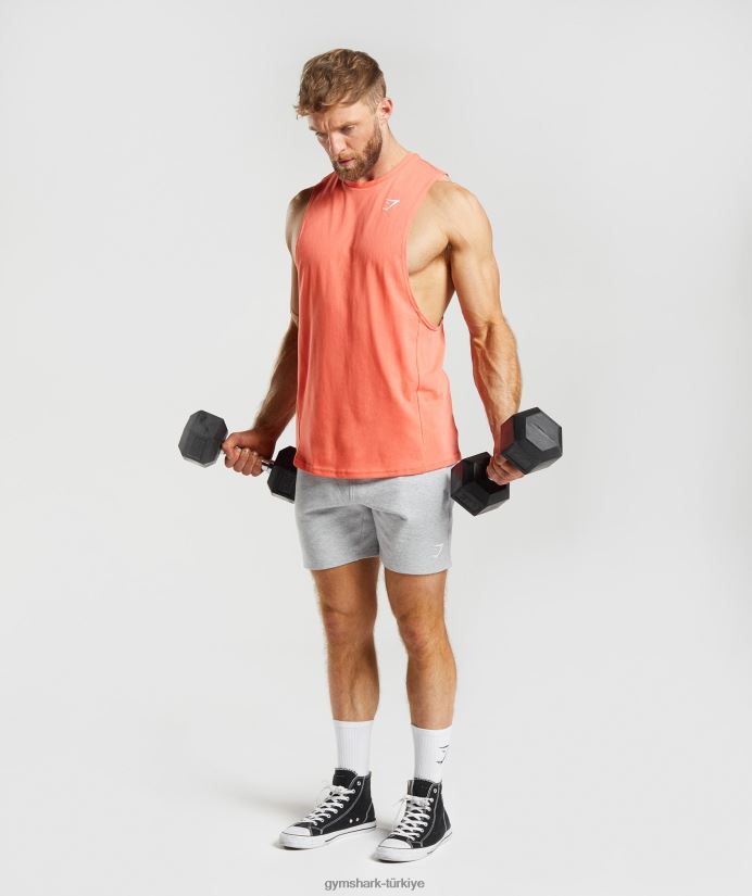 tepki düşürme kolu tankı erkeklerGymshark havacılık turuncu 02H048954