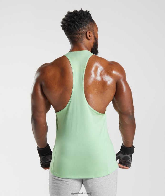 tepki veren kiriş erkeklerGymshark aloe yeşili 02H048994