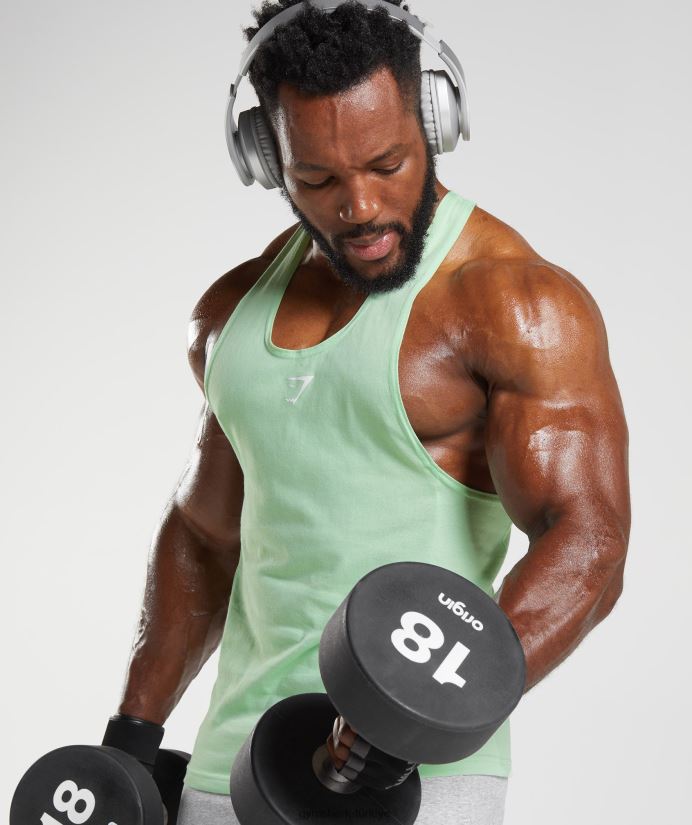 tepki veren kiriş erkeklerGymshark aloe yeşili 02H048994