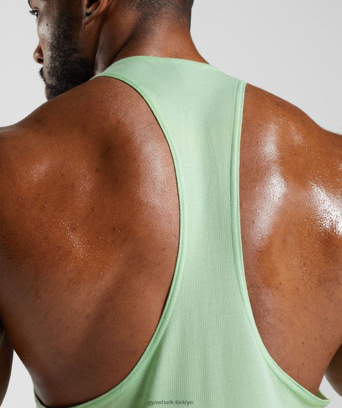 tepki veren kiriş erkeklerGymshark aloe yeşili 02H048994