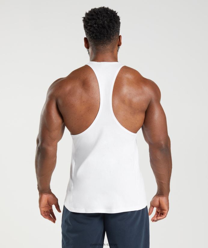 tepki veren kiriş erkeklerGymshark beyaz 02H048981