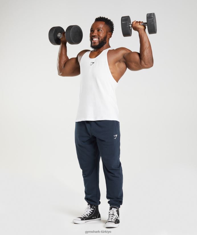 tepki veren kiriş erkeklerGymshark beyaz 02H048981
