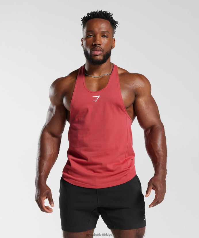 tepki veren kiriş erkeklerGymshark güneşte kurutulmuş kırmızı 02H0481026