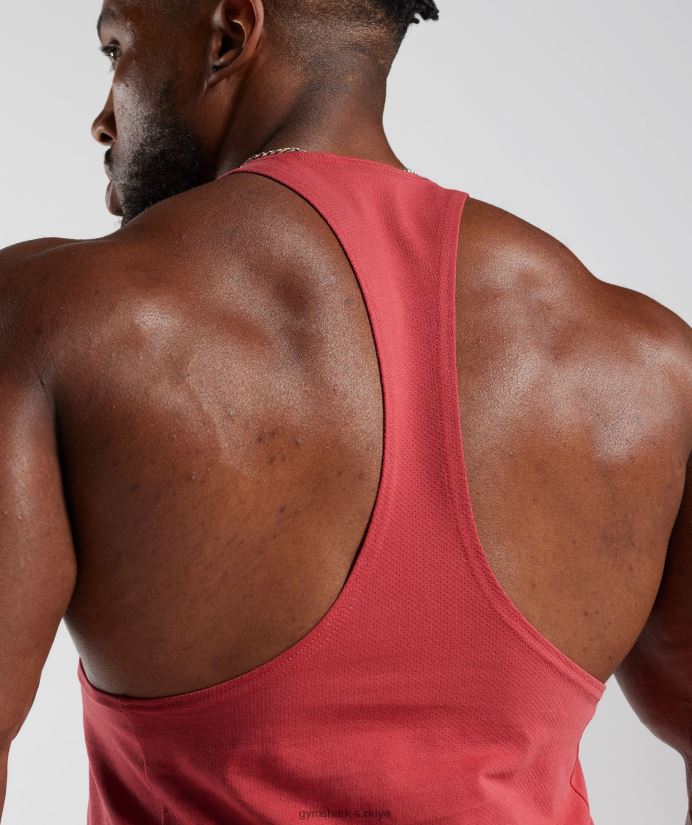 tepki veren kiriş erkeklerGymshark güneşte kurutulmuş kırmızı 02H0481026
