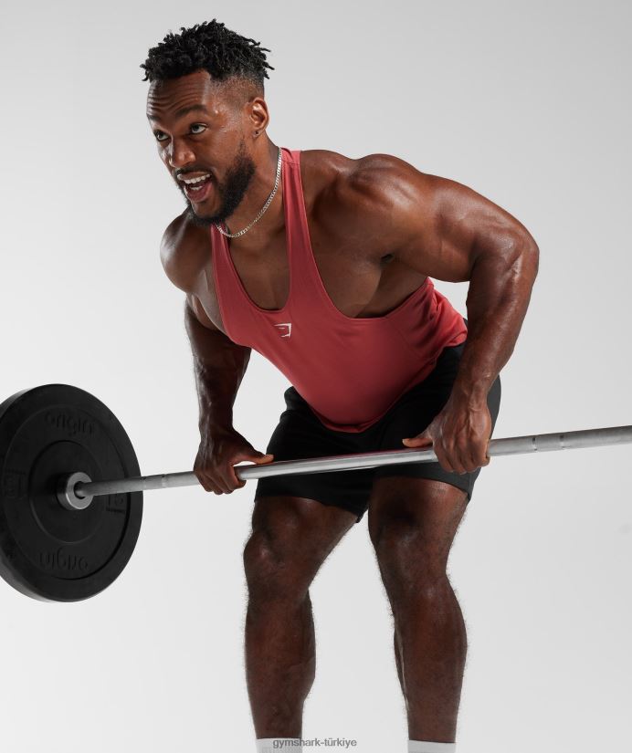 tepki veren kiriş erkeklerGymshark güneşte kurutulmuş kırmızı 02H0481026