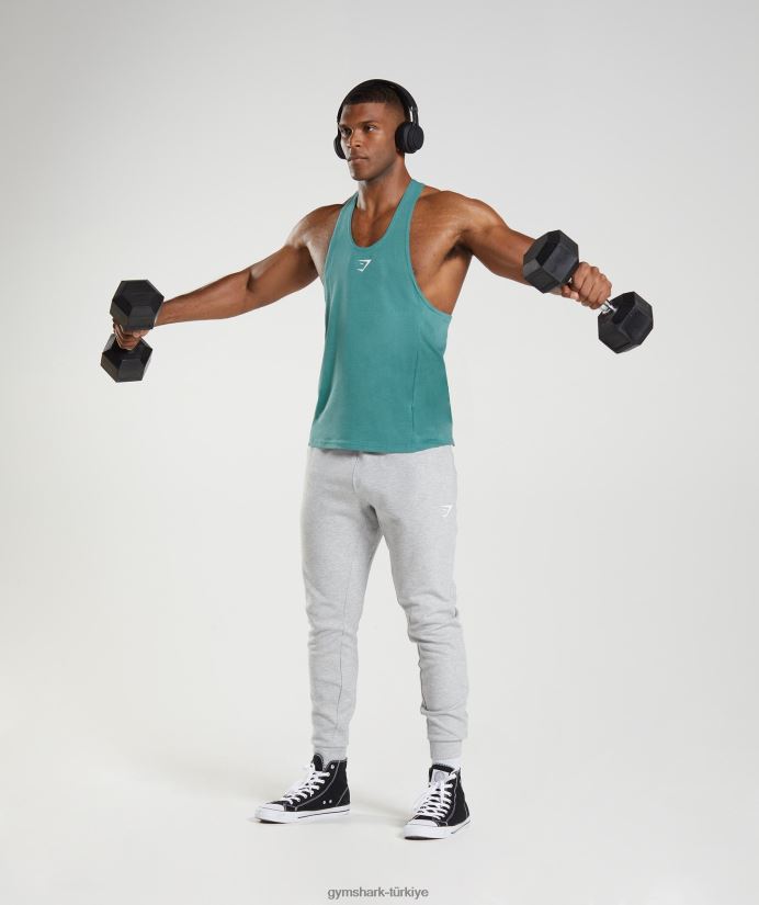 tepki veren kiriş erkeklerGymshark kayrak mavisi 02H048995