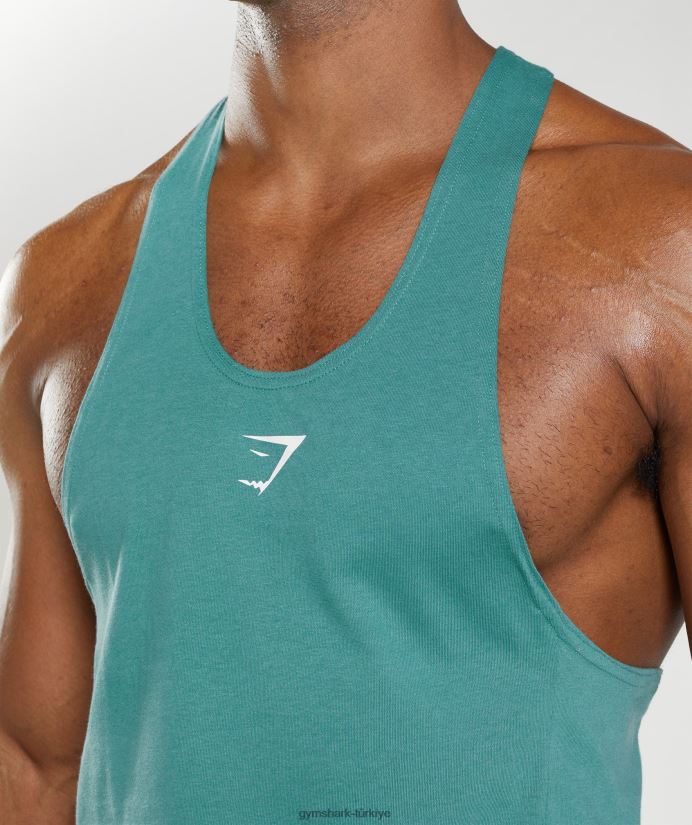 tepki veren kiriş erkeklerGymshark kayrak mavisi 02H048995
