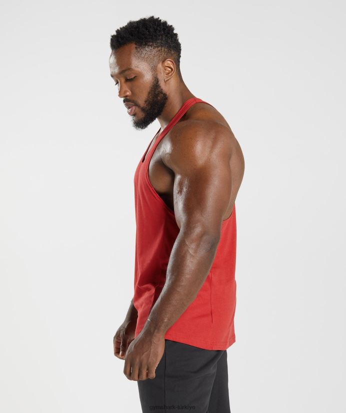 tepki veren kiriş erkeklerGymshark salsa kırmızısı 02H0481023