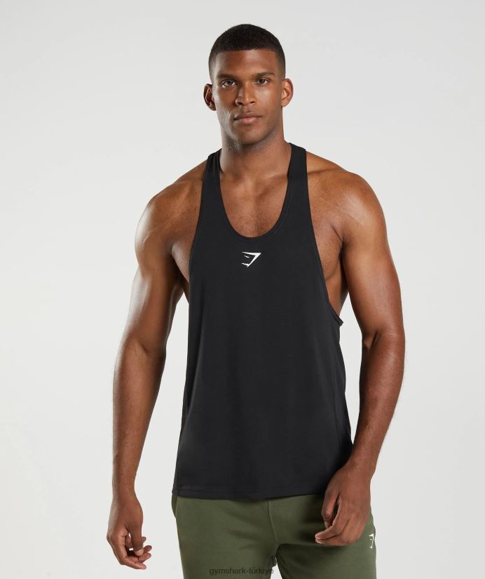 tepki veren kiriş erkeklerGymshark siyah 02H048984