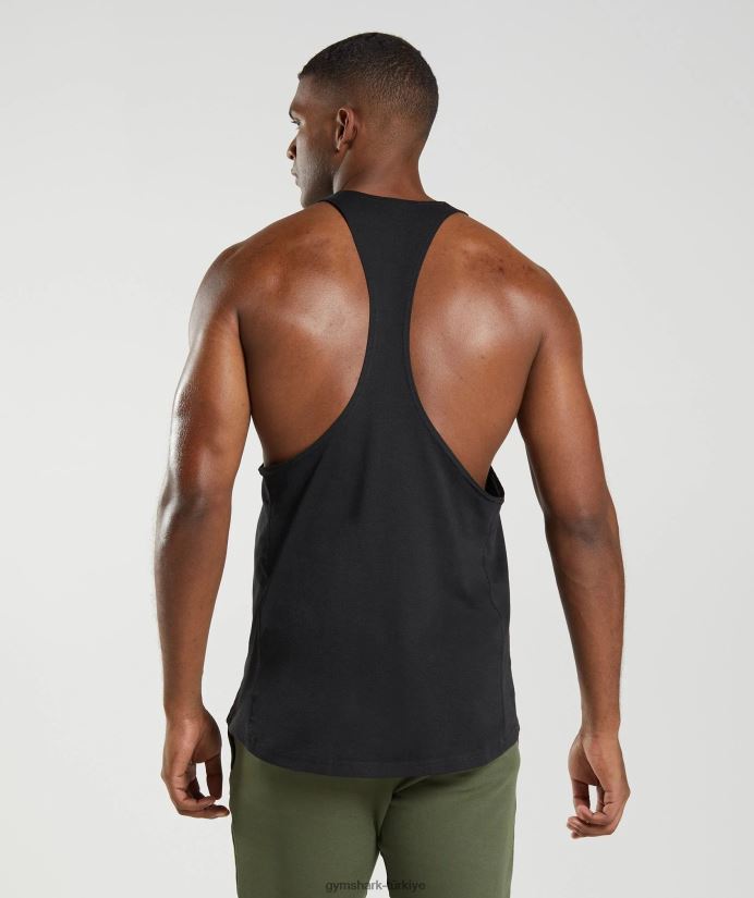 tepki veren kiriş erkeklerGymshark siyah 02H048984
