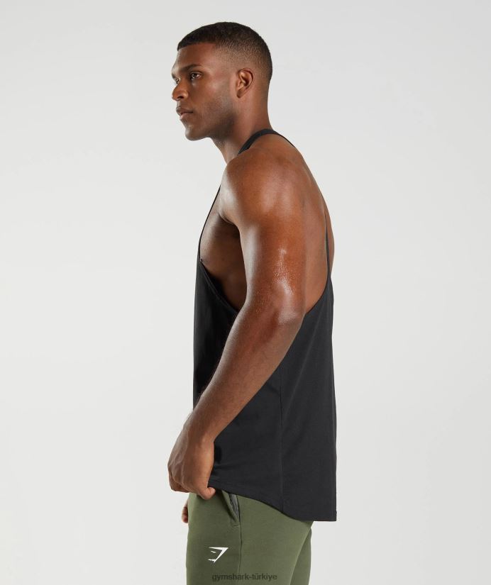 tepki veren kiriş erkeklerGymshark siyah 02H048984