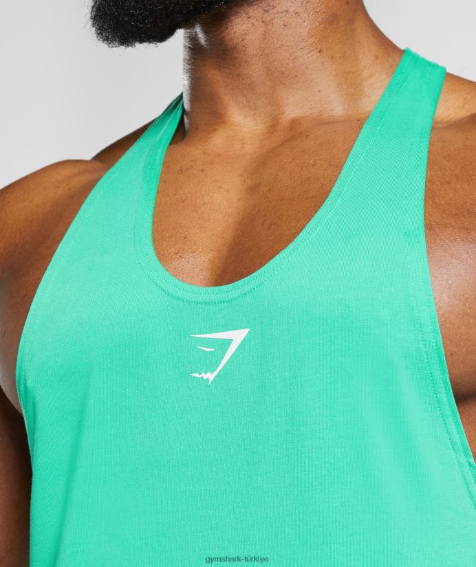 tepki veren kiriş erkeklerGymshark tropik yeşil 02H048998