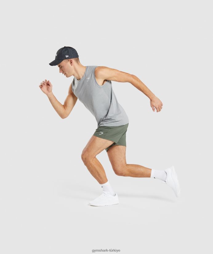 varış dikişsiz tank erkeklerGymshark gri 02H048943